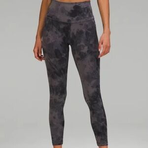 Women’s Lululemon Diamond Dye Pitch Grey Graphite leggings